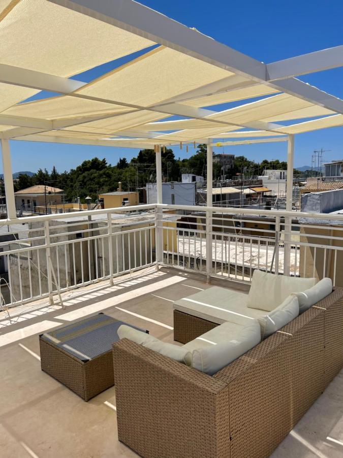Panoramic View Corfu Town Center Apartment Bagian luar foto