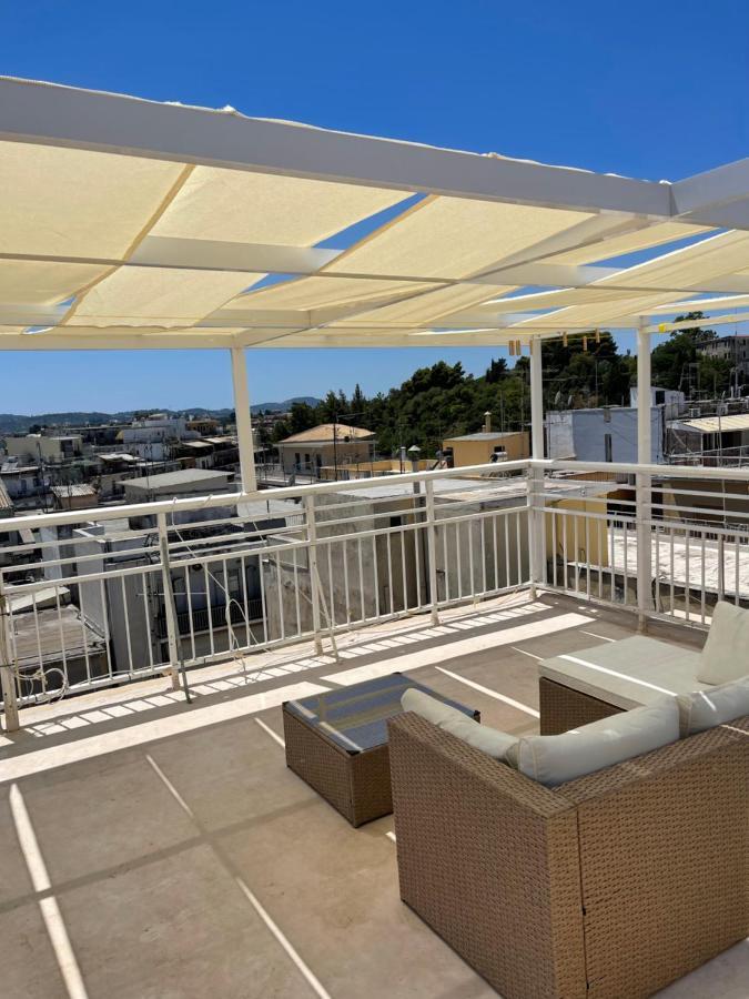 Panoramic View Corfu Town Center Apartment Bagian luar foto